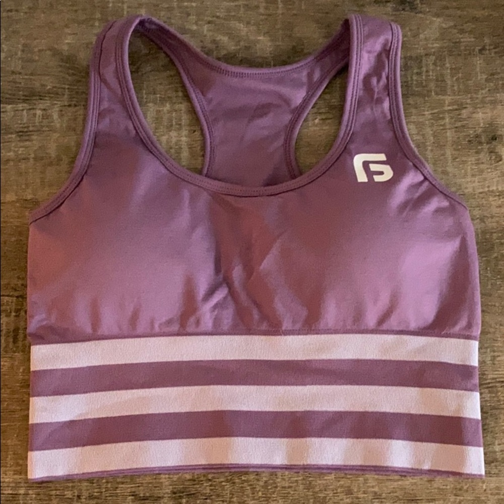 NEW Purple High Support Sports Bra, Medium